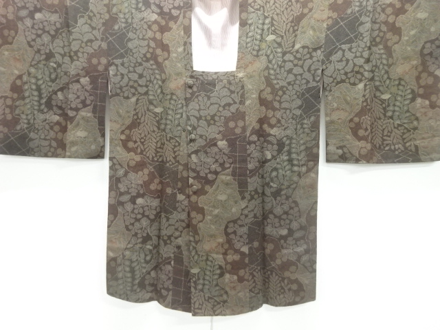 辻ヶ花模様道行コート